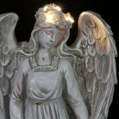 Exhart Solar Halo Angel with Girl Garden Statue 22 Exhart Solar Halo Angel with Girl Garden Statue -Cheap Good Directions Store exhart garden statues 15643 rs 76 1000