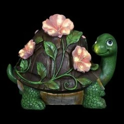Exhart Solar Turtle with Pink Flowers Garden Statue 16 Exhart Solar Turtle with Pink Flowers Garden Statue -Cheap Good Directions Store exhart garden statues 18534 rs 40 1000