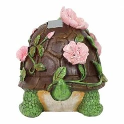 Exhart Solar Turtle with Pink Flowers Garden Statue 18 Exhart Solar Turtle with Pink Flowers Garden Statue -Cheap Good Directions Store exhart garden statues 18534 rs 66 1000