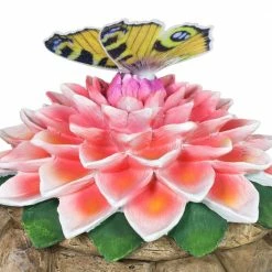 Exhart Solar Turtle with Color Changing Butterfly Garden Statue 18 Exhart Solar Turtle with Color Changing Butterfly Garden Statue -Cheap Good Directions Store exhart garden statues 19498 rs 4f 1000