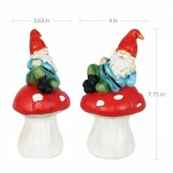 Exhart Mushroom Gnomes Garden Statue 2-Pack 18 Exhart Mushroom Gnomes Garden Statue 2-Pack -Cheap Good Directions Store exhart garden statues 70368 rs 44 1000