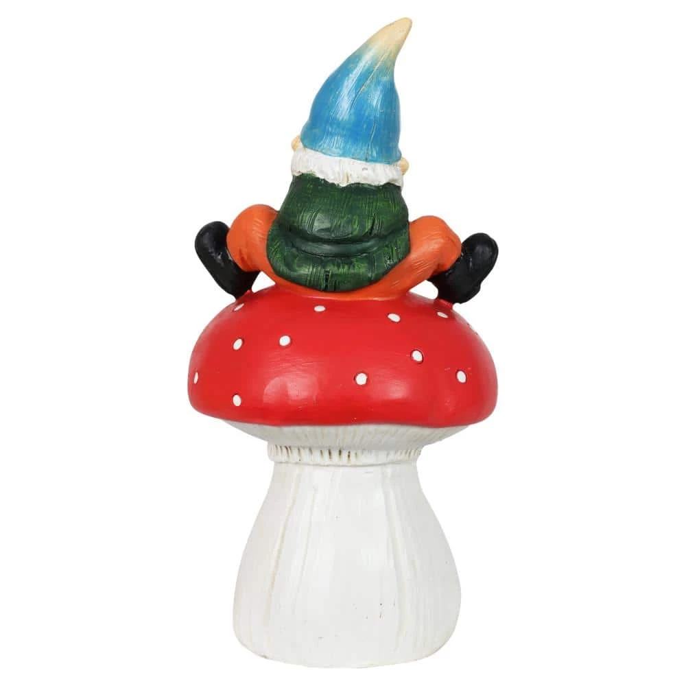 Exhart Mushroom Gnomes Garden Statue 2-Pack 5 Exhart Mushroom Gnomes Garden Statue 2-Pack - Image 3