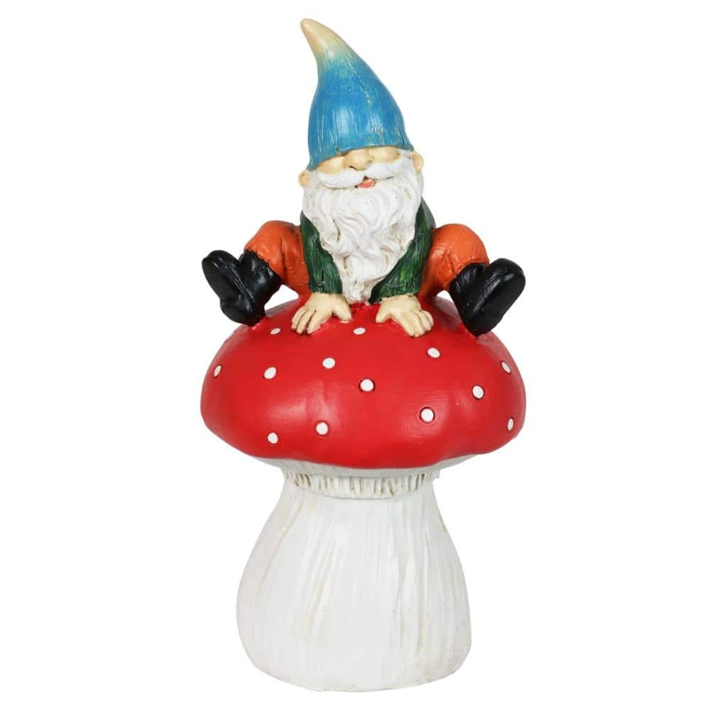 Exhart Mushroom Gnomes Garden Statue 2-Pack 6 Exhart Mushroom Gnomes Garden Statue 2-Pack - Image 4