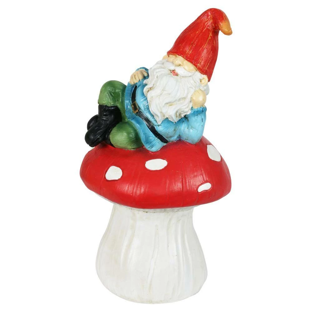 Exhart Mushroom Gnomes Garden Statue 2-Pack 10 Exhart Mushroom Gnomes Garden Statue 2-Pack - Image 8