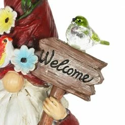 Exhart 12 in. Solar with Welcome Sign Gnomes Garden Statue (2-Pack) 12 Exhart 12 in. Solar with Welcome Sign Gnomes Garden Statue (2-Pack) -Cheap Good Directions Store exhart garden statues 70610 rs 4f 1000