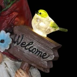 Exhart 12 in. Solar with Welcome Sign Gnomes Garden Statue (2-Pack) 16 Exhart 12 in. Solar with Welcome Sign Gnomes Garden Statue (2-Pack) -Cheap Good Directions Store exhart garden statues 70610 rs 76 1000
