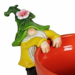 Exhart Hand Painted Leaf Hat Pot Perchers, 3.5 in. x 4.5 Gnome Garden Statue (3-Pack) 16 Exhart Hand Painted Leaf Hat Pot Perchers, 3.5 in. x 4.5 Gnome Garden Statue (3-Pack) -Cheap Good Directions Store exhart garden statues 70632 rs 76 1000