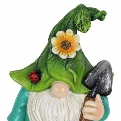 Exhart Hand Painted Leaf Hat Pot Perchers, 3.5 in. x 4.5 Gnome Garden Statue (3-Pack) 15 Exhart Hand Painted Leaf Hat Pot Perchers, 3.5 in. x 4.5 Gnome Garden Statue (3-Pack) -Cheap Good Directions Store exhart garden statues 70632 rs fa 1000