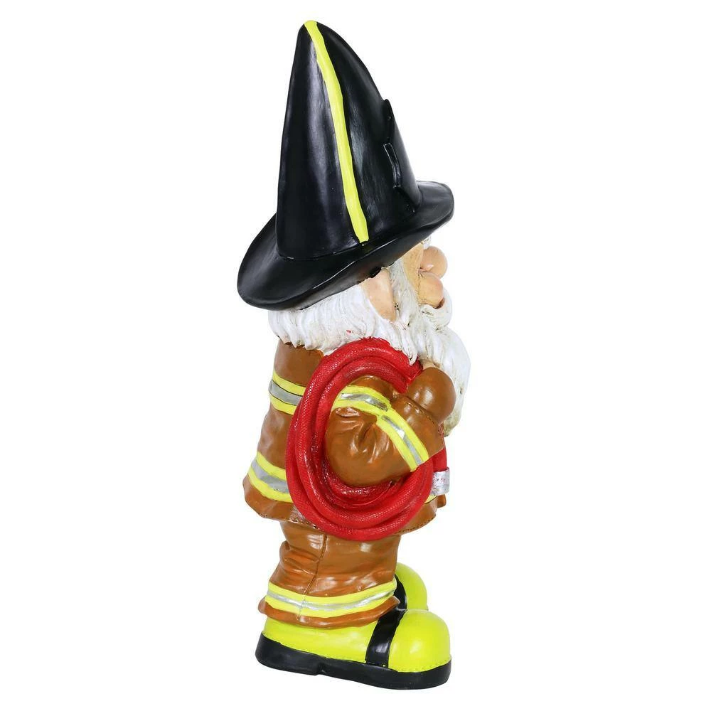 Exhart Fireman Fred Gnome Garden Statue 4 Exhart Fireman Fred Gnome Garden Statue - Image 2