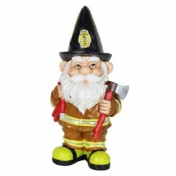 Exhart Fireman Fred Gnome Garden Statue
