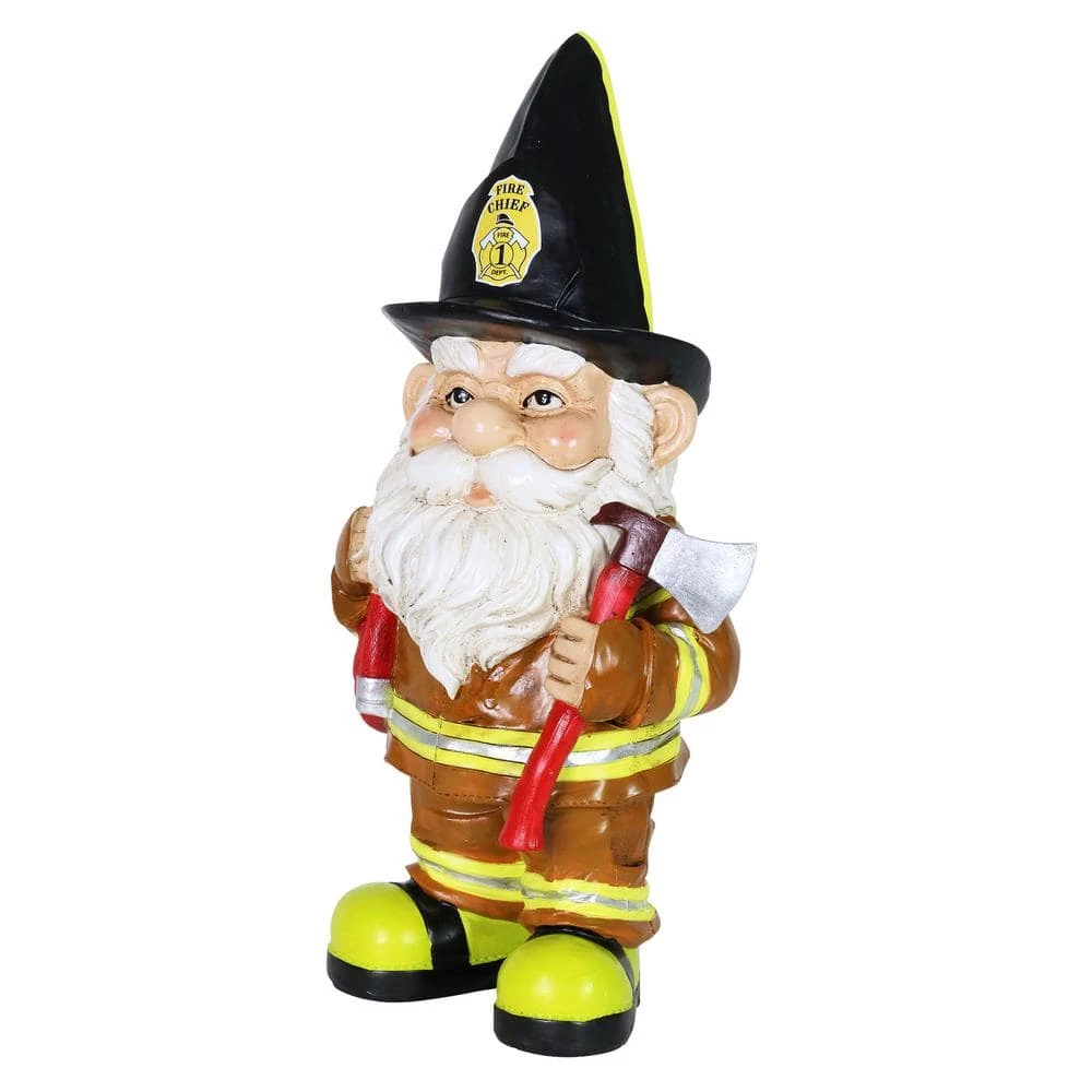 Exhart Fireman Fred Gnome Garden Statue 10 Exhart Fireman Fred Gnome Garden Statue - Image 8