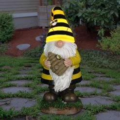 Exhart Solar Beekeeper with Bee Hive, 5.5 in. x 12.5 in. Gnome Garden Statue 19 Exhart Solar Beekeeper with Bee Hive, 5.5 in. x 12.5 in. Gnome Garden Statue -Cheap Good Directions Store exhart garden statues 72485 rs 31 1000
