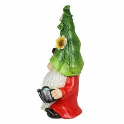 Exhart Hand Painted Green Leaf Hat with a Watering Can, 5.5 in. x 10.5 in. Gnome Garden Statue 14 Exhart Hand Painted Green Leaf Hat with a Watering Can, 5.5 in. x 10.5 in. Gnome Garden Statue -Cheap Good Directions Store exhart garden statues 72575 rs fa 1000