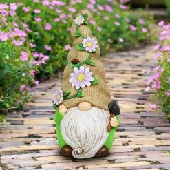 Exhart Hand Painted Burlap Hat with a Spade Sign, 6 in. x 10.5 in. Gnome Garden Statue 7 Exhart Hand Painted Burlap Hat with a Spade Sign, 6 in. x 10.5 in. Gnome Garden Statue -Cheap Good Directions Store exhart garden statues 72592 rs 31 1000