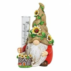 Exhart Hand Painted Burlap Hat with a Rain Gauge, 5 in. x 7.5 in. Gnome Garden Statue 18 Exhart Hand Painted Burlap Hat with a Rain Gauge, 5 in. x 7.5 in. Gnome Garden Statue -Cheap Good Directions Store exhart garden statues 72593 rs 76 1000