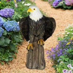 Exhart Bald Eagle on a Log, 10.5 in. x 19.5 in. Garden Statue 19 Exhart Bald Eagle on a Log, 10.5 in. x 19.5 in. Garden Statue -Cheap Good Directions Store exhart garden statues 72622 rs 31 1000