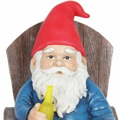 Exhart Solar Hand Painted Drinking in Adirondack Chair, 8.5 in. x 10.5 in. Gnome Garden Statue 14 Exhart Solar Hand Painted Drinking in Adirondack Chair, 8.5 in. x 10.5 in. Gnome Garden Statue -Cheap Good Directions Store exhart garden statues 72663 rs 4f 1000