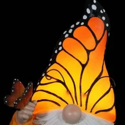 Exhart Solar Hand Painted Monarch Butterfly Hat, 6 in. x 9 in. Gnome Garden Statue 18 Exhart Solar Hand Painted Monarch Butterfly Hat, 6 in. x 9 in. Gnome Garden Statue -Cheap Good Directions Store exhart garden statues 72665 rs 76 1000