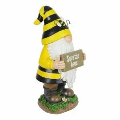 Exhart 6 in. x 13 in. Solar Beekeeper with Save the Bees Sign, Gnome Garden Statue 11 Exhart 6 in. x 13 in. Solar Beekeeper with Save the Bees Sign, Gnome Garden Statue -Cheap Good Directions Store exhart garden statues 72666 rs 4f 1000