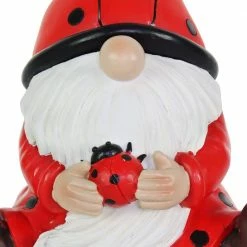 Exhart 5.5 in. x 9.5 in. Solar Ladybug Hat with Ladybug, Gnome Garden Statue 14 Exhart 5.5 in. x 9.5 in. Solar Ladybug Hat with Ladybug, Gnome Garden Statue -Cheap Good Directions Store exhart garden statues 72672 rs 4f 1000