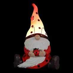 Exhart 5.5 in. x 9.5 in. Solar Ladybug Hat with Ladybug, Gnome Garden Statue 18 Exhart 5.5 in. x 9.5 in. Solar Ladybug Hat with Ladybug, Gnome Garden Statue -Cheap Good Directions Store exhart garden statues 72672 rs 76 1000