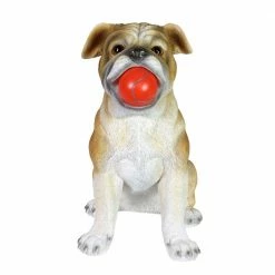 Exhart Solar Bulldog with LED Red Ball, 13 in. tall Garden Statue 16 Exhart Solar Bulldog with LED Red Ball, 13 in. tall Garden Statue -Cheap Good Directions Store exhart garden statues 72675 rs 44 1000
