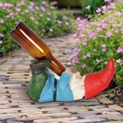 Exhart Hand Painted Beer Bottle Holder with LED Hat on a Battery Powered Timer, 10.5 in. x 5 in. Gnome Garden Statue 15 Exhart Hand Painted Beer Bottle Holder with LED Hat on a Battery Powered Timer, 10.5 in. x 5 in. Gnome Garden Statue -Cheap Good Directions Store exhart garden statues 72678 rs c3 1000