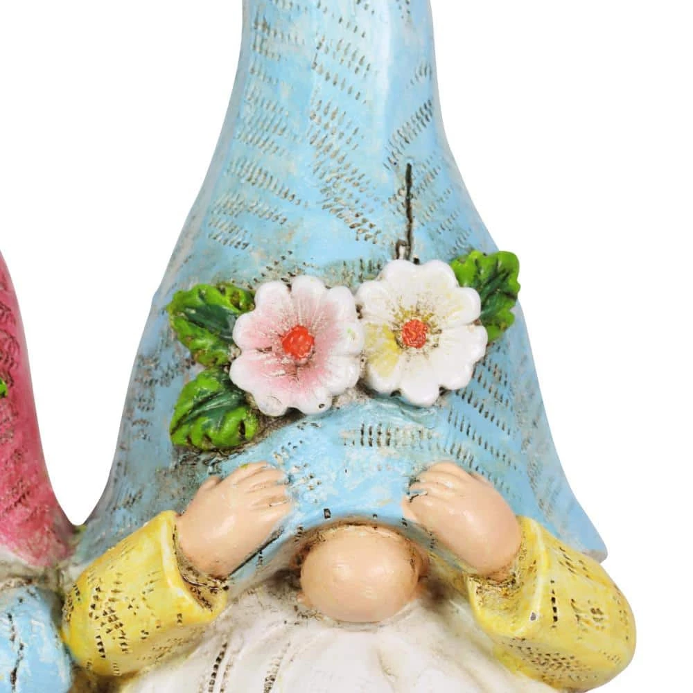 Exhart Pastel Hear No, Speak No, See No Evil, 7.5 in. x 6.5 in. Gnomes Garden Statue 5 Exhart Pastel Hear No, Speak No, See No Evil, 7.5 in. x 6.5 in. Gnomes Garden Statue - Image 3