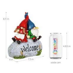 Exhart Couple on a Garden Welcome Stone, 8.5 in. Gnomes Garden Statue 16 Exhart Couple on a Garden Welcome Stone, 8.5 in. Gnomes Garden Statue -Cheap Good Directions Store exhart garden statues 72731 rs 44 1000