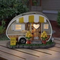 Exhart Solar Hand Painted Lemonade Camping Trailer, 9.5 in. x 6 in. Garden Statue 19 Exhart Solar Hand Painted Lemonade Camping Trailer, 9.5 in. x 6 in. Garden Statue -Cheap Good Directions Store exhart garden statues 72875 rs 31 1000