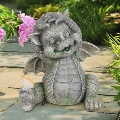 Exhart Solar Dragon with LED Bird, 9.5 in. x 10.5 in. Garden Statue 13 Exhart Solar Dragon with LED Bird, 9.5 in. x 10.5 in. Garden Statue -Cheap Good Directions Store exhart garden statues 72886 rs c3 1000