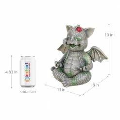 Exhart Solar Dragon with LED Lady Bug, 11 in. x 10 in. Garden Statue 15 Exhart Solar Dragon with LED Lady Bug, 11 in. x 10 in. Garden Statue -Cheap Good Directions Store exhart garden statues 72887 rs 1f 1000