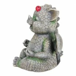Exhart Solar Dragon with LED Lady Bug, 11 in. x 10 in. Garden Statue 12 Exhart Solar Dragon with LED Lady Bug, 11 in. x 10 in. Garden Statue -Cheap Good Directions Store exhart garden statues 72887 rs e1 1000