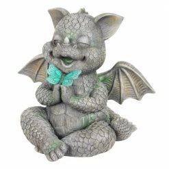 Exhart Solar Dragon with LED Butterfly, 11 in. x 10 in. Garden Statue 17 Exhart Solar Dragon with LED Butterfly, 11 in. x 10 in. Garden Statue -Cheap Good Directions Store exhart garden statues 72888 rs fa 1000