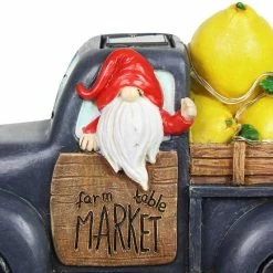 Exhart Solar Hand Painted Driving a Lemon Truck, 10 in. x 6 in. Gnome Garden Statue 14 Exhart Solar Hand Painted Driving a Lemon Truck, 10 in. x 6 in. Gnome Garden Statue -Cheap Good Directions Store exhart garden statues 72890 rs 4f 1000
