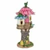 Exhart 17 in. Tall Solar Pink and Blue Flower Roof Fairy House, Garden Statue 2 Exhart 17 in. Tall Solar Pink and Blue Flower Roof Fairy House, Garden Statue -Cheap Good Directions Store exhart garden statues 72899 rs 64 1000