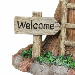 Exhart Solar Pastel Fairy Tree House with Lily Roof and Ladder, 9 in. x 17.5 in. Garden Statue 20 Exhart Solar Pastel Fairy Tree House with Lily Roof and Ladder, 9 in. x 17.5 in. Garden Statue -Cheap Good Directions Store exhart garden statues 72900 rs 76 1000