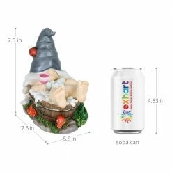 Exhart Hand Painted Girl in a Bubble Bath with LED lights on a Battery Operated Timer, 7.5 in. x 7.5 in. Gnome Garden Statue 17 Exhart Hand Painted Girl in a Bubble Bath with LED lights on a Battery Operated Timer, 7.5 in. x 7.5 in. Gnome Garden Statue -Cheap Good Directions Store exhart garden statues 72902 rs 1f 1000