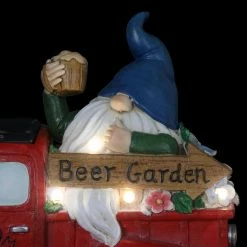 Exhart Solar Hand Painted Beer Garden Red Truck, 10 in. x 7 on. Gnome Garden Statue 19 Exhart Solar Hand Painted Beer Garden Red Truck, 10 in. x 7 on. Gnome Garden Statue -Cheap Good Directions Store exhart garden statues 72911 rs fa 1000