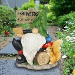Exhart 8.5 in. x 10 in. Solar with Free Weeds- Pull Your Own Sign, Gnome Garden Statue 13 Exhart 8.5 in. x 10 in. Solar with Free Weeds- Pull Your Own Sign, Gnome Garden Statue -Cheap Good Directions Store exhart garden statues 72921 rs c3 1000