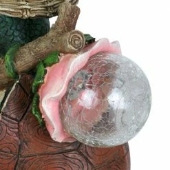 Exhart Solar Hiking Turtle with LED Crackle Ball 6.5 in. x 12.5 in. Garden Statue 20 Exhart Solar Hiking Turtle with LED Crackle Ball 6.5 in. x 12.5 in. Garden Statue -Cheap Good Directions Store exhart garden statues 73028 rs 44 1000