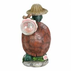 Exhart Solar Hiking Turtle with LED Crackle Ball 6.5 in. x 12.5 in. Garden Statue 16 Exhart Solar Hiking Turtle with LED Crackle Ball 6.5 in. x 12.5 in. Garden Statue -Cheap Good Directions Store exhart garden statues 73028 rs 66 1000