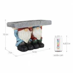 Exhart 14 in. x 10 in. Solar with a Welcome Stone, Gnomes Garden Statue 19 Exhart 14 in. x 10 in. Solar with a Welcome Stone, Gnomes Garden Statue -Cheap Good Directions Store exhart garden statues 73034 rs 1f 1000