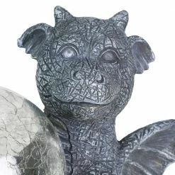 Exhart Solar Dragons with a Glass Crackle Ball, 11 in. x 7 in. Garden Statue -Cheap Good Directions Store exhart garden statues 73036 rs 4f 1000