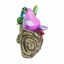 Exhart Hand Painted Tie Dye Birds on Welcome Log, 13 in. x 6.5 in. Garden Statue 14 Exhart Hand Painted Tie Dye Birds on Welcome Log, 13 in. x 6.5 in. Garden Statue -Cheap Good Directions Store exhart garden statues 73044 rs fa 1000