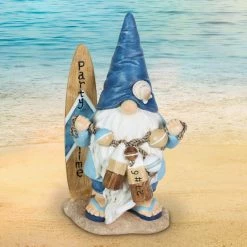 Exhart Solar Surfer Beach Hand Painted with Party Time Surf Board, 7.5 in. x 12.5 in. Gnome Garden Statue 13 Exhart Solar Surfer Beach Hand Painted with Party Time Surf Board, 7.5 in. x 12.5 in. Gnome Garden Statue -Cheap Good Directions Store exhart garden statues 73170 rs c3 1000