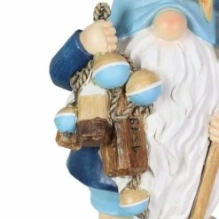 Exhart Solar Hand Painted Beach with Paddle, 6.5 in. x 13 in. Gnome Garden Statue -Cheap Good Directions Store exhart garden statues 73171 rs 44 1000