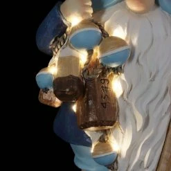 Exhart Solar Hand Painted Beach with Paddle, 6.5 in. x 13 in. Gnome Garden Statue -Cheap Good Directions Store exhart garden statues 73171 rs 76 1000