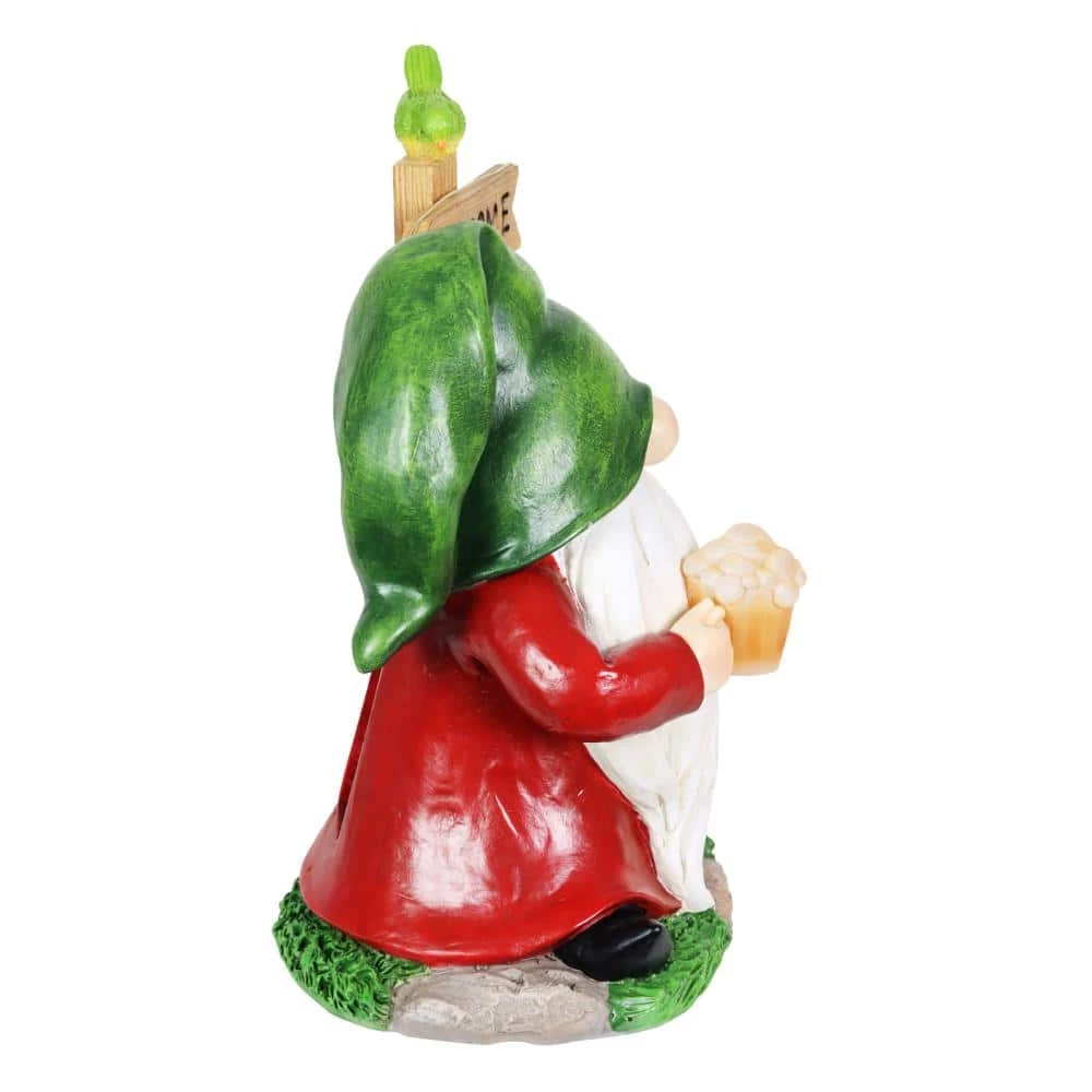 Exhart Solar Welcome to My Beer Garden Sign, 8 in. x 9.5 in. Gnome Garden Statue 4 Exhart Solar Welcome to My Beer Garden Sign, 8 in. x 9.5 in. Gnome Garden Statue - Image 2