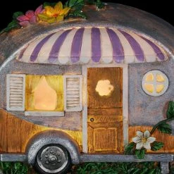 Exhart Solar Hand Painted Camping Trailer with Lavender Awning and Welcome Sign, 5 in. x 6.5 in. Garden Statue 20 Exhart Solar Hand Painted Camping Trailer with Lavender Awning and Welcome Sign, 5 in. x 6.5 in. Garden Statue -Cheap Good Directions Store exhart garden statues 73233 rs 76 1000